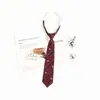 Pajarita de graduación para mujer, color vino tinto, estilo académico japonés JK, accesorios para uniformes escolares gratuitos.