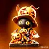 Adornos de Madera de Halloween Estilo Europeo y Americano Transfronterizos, Decoraciones de Atmósfera Festiva, Adornos de Escritorio, Regalos Preferidos y Adornos de Manualidades