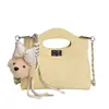 Bolso Fresco y Sencillo Nuevo Moda Primavera/Verano Bolso de Hombro con Cadena de Personalidad a la Moda Bolso Cruzado de Textura Elegante y Moderno