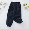 Pantalones Softshell para Niños, Pantalones Largos con Cremallera para Exteriores de Corte Holgado para Primavera, Pantalones Largos Resistentes al Viento para Niños Mayores de Primavera y Otoño 2026