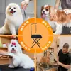 Nueva mesa de aseo portátil plegable para mascotas para uso en casa, adecuada para gatos y perros pequeños, para secado con secador, recorte y baño