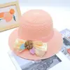 Sombrero de Verano para Mujer para la Costa Sombrero de Sol para Vacaciones Sombrero de Playa Sombrero de Paja de Ala Ancha para Viajes al Aire Libre Moda Coreana Sombrero de Sol