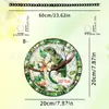 Decorações de Janela Coloridas Vibrantes Dança da Borboleta de Primavera Nova Transfronteiriça Filme Acrílico Colorido 2D Decorações de Varanda Adereços