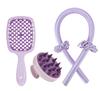 Cabello Esponjoso Parte Superior Craneal Alta Ahuecado Peinado Masaje Cabello Cepillo Champú Sin Calidad de Cabello Sin Calor Rizador Traje de Cabello