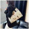 Bolsa de Tote de Lona de Gran Capacidad con Estampado de Pintura al Óleo Retro, Bolso de Mano para Mamá de Commuter Moderno y Sencillo, Bolso de Mano para el Trabajo, Bolso de Hombro