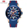 MINIFOCUS reloj deportivo para hombre reloj de cuarzo impermeable reloj deportivo multifunción transfronterizo para hombre 0287G