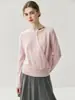 Frontera de la Moda~ Suéter de Cachemira con Cuello Cruzado Asimétrico para Mujer, Capa Base Pullover, Ropa de Punto de Lana Moderna y Encantadora