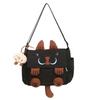 Mochila Escolar Feminina Aluna do Ensino Fundamental Gatinho Fofo Versátil Mochila de Estudante Feminina Ins Grande Capacidade Mochila Escolar Mochila para Aluno do Ensino Médio