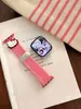 La Nueva Correa de Reloj Tejida Magnética de Encaje Gatito es Adecuada para Apple Iwatch Generación 11 10/987Ultra