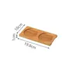 Estante de Flores para Interiores Estante de Flores de Piso de Tronco Madera Maciza Balcón Sala de Estar Escalera Estante de Almacenamiento Maceta Estante de Flores Bambú y Madera