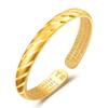 Pulsera de ducha de meteoros dorada de nueva llegada moda para mujer estilo antiguo pulsera del Sutra del Corazón personalidad moda