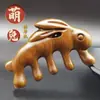 Pente de Massagem Pente Meridianos Pente de Madeira Natural Massageador de Sândalo Pente Top Fofo Pente de Massagem para Couro Cabeludo Portátil