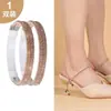 Tiras Antiderrapantes para Sapatos de Salto Alto, Não Precisa de Instalação, Multicor com Strass, Tiras Elásticas Fixas para Sapatos