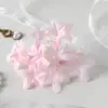 Cabezas de Flores de Lila Simuladas, Pasadores de Flor de Cerezo en Forma de Cruz, Coronas de Flores, Accesorios para Manualidades, Flores Artificiales para Decoración de Bodas y Hogar