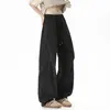 Pantalones retro americanos de cimitarra, pantalones de trabajo rectos holgados para hombre, pantalones casuales de pierna ancha de moda otoño 2026