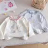 Camiseta de Segunda Pele Feminina para Primavera e Outono, Camiseta de Manga Longa para Bebês Meninas, Novo Modelo 2026 Blusa de Primavera Infantil, Roupa de Primavera para Meninas