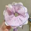 Scrunchie de renda estilo coreano para mulheres, elástico de rabo de cavalo de alta qualidade, alta elasticidade e faixa de cabelo durável