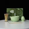 Nuevo Tazón de Matcha Rayado Cerámica Accesorios para Ceremonia del Té Batidor de Té Japonés 100 Púas Exclusivo Transfronterizo Venta al Por Mayor de Fábrica