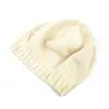 Nuevo gorro de lana merino tejido para otoño e invierno, color liso, sombrero de pintor versátil, diseño de una sola pieza, sombrero para mujer