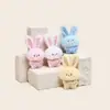 Mini Lindo Conejo Magnético de Peluche Colgante Adorno