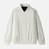 Chaqueta Cruzada Primavera y Otoño 2025 Traje de Béisbol Cardigan de Negocios para Hombres Jóvenes y de Mediana Edad Chaqueta de Manga Larga Chaqueta de Hombre