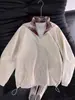 Chaqueta deportiva de cuadros color block con cuello alto para hombre, estilo primavera y otoño, top casual holgado para hombre, abrigo cortavientos estilo Hong Kong para parejas