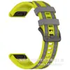 Correa de silicona de dos colores de liberación rápida adecuada para pulseras deportivas Garmin, correas de reloj Garmin de 22 mm 26 mm