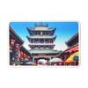 Imán para Refrigerador de la Ciudad Antigua de Pingyao, Pegatina Magnética de Shilou Tingyulou, Souvenir Turístico Cultural y Creativo de Pingyao, Shanxi, Regalo de Hotel