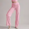 Calça de Yoga Patchwork de Renda Transfronteiriça para Mulheres, Solta e Fluida, Adequada para Corrida, Esportes, Treinamento de Pilates, Calça Fitness de Perna Reta