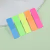 Pestaña índice de nota adhesiva tira marcadora de papel marcapáginas para estudiantes película fluorescente pegatina de nota adhesiva artículo práctico bueno