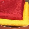 Mantel para Altar de Buda Mantel para Mesa de Buda Mantel para Mesa de Ofrendas Tela de Satén Amarillo Rojo Tela con Patrón para Sala Budista Tela Amarilla Tela de Fondo para Sala Budista