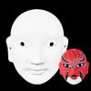 Embrião Branco Ópera de Pequim Máscara Facial Máscara Pintada à Mão Máscara Pintada à Mão Máscara Facial DIY Graffiti Pulp