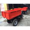 Triciclo a Diesel Pequeno para Uso Doméstico, Transporte de Grãos em Fazendas, Triciclo Basculante a Diesel para Canteiro de Obras