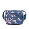 Nova Bolsa de Ombro Feminina Estampada de Grande Capacidade Mochila Casual para Viagem Leve Fashionável Bolsa Transversal para o Dia a Dia