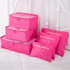 Bolsa de almacenamiento para viaje, de seis piezas, para ropa interior, portátil, de gran capacidad