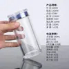 Frascos Sellados de Acrílico, Frascos Transparentes de Plástico, Botellas de Vidrio para Polvos, Latas para Té, Botellas Vacías para Manualidades