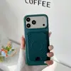 Funda magnética para teléfono imitación original, tarjetero redondo de silicona con diseño de ola, compatible con MagSafe, adecuada para iPhone 18/17/16