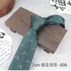 Nueva Corbata Jacquard Hecha a Mano para Hombre, Corbata Casual y de Moda de 7 cm de Seda Poliéster, Estilo Británico Fabricante Boda Stock Disponible