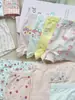 26 Coelhinho de Pão Roupa Íntima Infantil Classe A Meninos Meninas Boxer Briefs Bebê Desenho Animado Shorts de Algodão de Quatro Cantos Caixa com 5 Peças