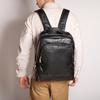 Bolso de Mano Nuevo para Hombre de Cuero Genuino Europeo y Americano Mochila para Computadora de Gran Capacidad Mochila Corta de Viaje de Piel de Vaca de Primera Capa para Mujer