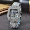 Nuevo reloj para mujer 2023 con incrustaciones de diamantes, de moda, con correa de acero, reloj para mujer, reloj de cuarzo, venta al por mayor de fábrica