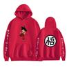 Suministro transfronterizo de sudadera con capucha casual holgada para estudiante de moda casual estampada de Dragon Ball Monkey King para hombre y mujer