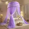 Mosquitero de Cúpula de Doble Capa para Piso Estilo Nórdico de Lujo Ligero Transfronterizo Estilo Princesa Romántico de Gama Alta Mosquitero Estilo Corte de Alta Calidad