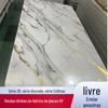 Placa UV Imitação de Mármore Placa Dourada Pedra de Revestimento Pedra Ardósia Painel de Parede de Plástico Alto Brilho Placa Microcristalina