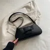Bolsa de Ombro Minimalista de Design de Nicho da Moda de Verão de 2026 com Laço Simples Versátil Estilosa de Alto Valor