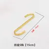 Accesorios para Tiendas de Ropa Atrezo Gancho Largo en S Gancho para Ropa Gancho Metálico en Forma de S Decoración Gancho para Ropa al por Mayor