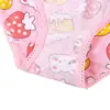 Ropa Interior Infantil Transfronteriza Algodón Puro Braguitas para Niñas Encaje Multicolor Dibujos Animados Florales Cartón de Exportación Braguitas