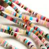 [Cordão Duobao] 2 * 6mm Moda Europeia e Americana Contas de Ábaco Coloridas Espaçador de Pedra Natural Colar Pulseira Contas Soltas