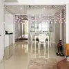 Cortina Divisória de Cristal para Uso Doméstico, Cortina Pendurada para Entrada de Corredor, Cortina Bloqueadora de Vento para Porta de Cozinha, Cortina de Luxo Leve Sem Furos