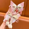 [Borboleta Tulipa] Estilo Coreano Super Fada Estilo Antigo Doce Borboleta Tulipa Grampo de Cabelo Acessórios de Cabelo Fada Grampo Doce